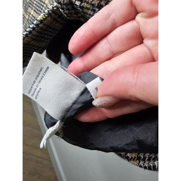 M.I.H Tweed Double Breasted Coat with pockets size Large - Picture 11 of 15